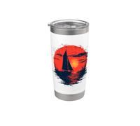 Vela anni '80 Look Sailor Sloop Race Bicchiere termico in acciaio inox doppia parete