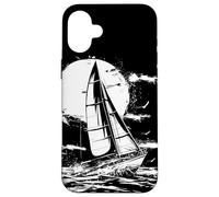 Vela Catamarano Streetart Beach Custodia per iPhone 16 Plus