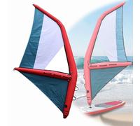 Vela da Windsurf Gonfiabile con Ala da Surf, Base Girevole a 360° for Una Migliore manovrabilità, Include Zaino, Aquilone da Kitesurf Portatile Ideale for Gli Appassionati di Spiaggia