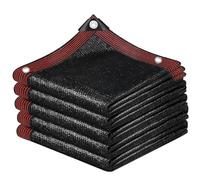 Vela de Sombra de 3 x 3 m,Tejido HDPE de Protección Solar Transpirable Permeable al Agua Terraza Jardín Balcón Camping Cuadrada,6x9m/19.68x29.52ft