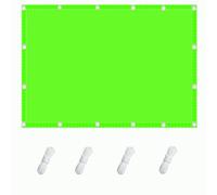 Vela Impermeabile Ombrellone 500 x 600 cm Resistente Ai Raggi UV 95% Vela da Sole Ombreggiante Corda Inclusi per La Caccia Il Campeggio La Foresta, Verde Tenero