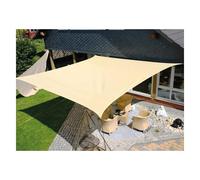 Vela Telo Ombreggiante Vela Quadrata beige 3x3 mt. da giardino esterno con corde
