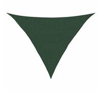 Vela Ombre HDPE 160 g/m² Verde Scuro 2,5 x 2,5 x 3,5 m Parasole | HDPE trattato, resistente alla muffa e ai raggi UV, permeabile all'acqua, fissaggi in acciaio inossidabile, corde incluse
