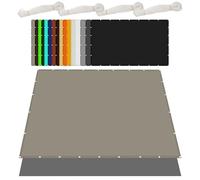 Vela Ombreggiante 1.5 x 6 m Protezione Raggi UV Vela Ombreggiante Impermeabile con Fune Tenda a per Terrazza, Giardino, Balcone, Campeggio, Cachi