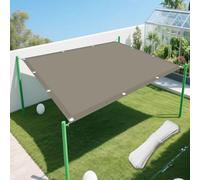 Vela Ombreggiante 100 x 550 cm Anti UV 98% Parasole Rete Ombreggiante Antivento con Fune e Occhiellato per Esterno Terrazzo Balcone Giardino, Cachi