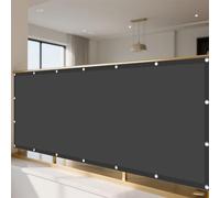 Vela Ombreggiante 175 x 185 cm Protezione Raggi UV e Impermeabile Impermeabile Telo Ombra Protezione Uv, Tessuto 185 G/M² per Esterno, Giardino, Terrazzo, Balcone, Grigio Scuro
