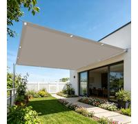 Vela Ombreggiante 2 x 3 m Protezione Raggi UV Vele Parasole da Giardino con Occhielli e Corda per Esterno, Giardino e Terrazza, Balconi, Pergola Piscinae Campeggio, Cachi