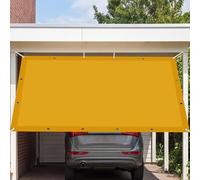 Vela Ombreggiante 240 x 315 cm Protección Rayos UV Vela Tela Ombreggiante con Occhielli e Corda per Giardino, Prato, Vita All'Aperto, Oro