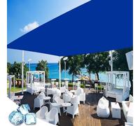 Vela Ombreggiante 260 x 600 cm Impermeabile - Montaggio Facile e Veloce, Tenda da Sole Ombreggiante Tendone per Pergola Piante da Patio Serra, Blu Scuro