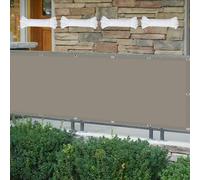 Vela Ombreggiante 270 x 270 cm Protezione Raggi 98% UV Impermeabile Esterni Impermeabile Telo Telone con Anelli con Occhielli e Fune per Esterni per Giardino, Balcone, Cachi