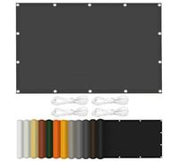 Vela Ombreggiante 280x330cm Idrorepellente e Antivento, con Protezione 98% Uv, Robusto e Stabile Teli Ombreggianti per Esterno, Giardino, Terrazzo, Balcone, Grigio Scuro