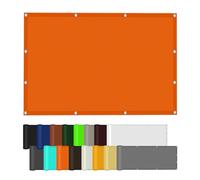 Vela Ombreggiante 3.3 x 3.8 m Protezione Raggi UV 95% Tenda Parasole Impermeabile Rettangolare per Serre, Terrazze, Sabbia, Arancione