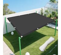 Vela Ombreggiante 30 x 400 cm Anti UV 98% Parasole Rete Ombreggiante Antivento con Fune e Occhiellato per Esterno Terrazzo Balcone Giardino, Grigio Scuro