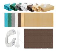 Vela Ombreggiante 373 x 376 cm Poliestere Traspirante Rettangolo Telo Ombra Raffreddamento e Protezione UV Traspirante per Balcone, Esterno, Giardino, Terrazza, Sabbia, marrone