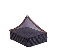 Vela Ombreggiante 3Pin Nero Parasole Rete Giardino Edifici Serra Pianta Riparo Sole Copertura Balcone Ombra Maglia Gazebo Ombreggiatura Tenda da(2mx2m)
