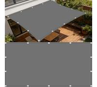 Vela Ombreggiante 4.3 x 8 m Protezione Solare, Resistente Agli Agenti Atmosferici, Idrorepellente e Antivento, Robusto e Stabile Tenda a Vela Sole per Campeggio, Patio, Grigio Chiaro