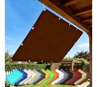 Vela Ombreggiante 430 x 950 cm Protezione UV e Impermeabile, Resistente Al Sole e Alla Pioggia Tenda da Sole Impermeabile per Esterno per Balcone, Pergolato, Marrone