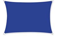 Vela Ombreggiante 4x2/3/5/6M Vela parasole rettangolare impermeabile riparo dal sole protezione dalle intemperie baldacchino UV for patio balcone giardino tenda da(Royal Blue,3.0Mx4M)