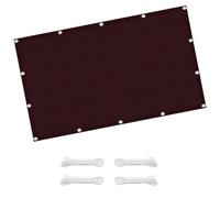 Vela Ombreggiante 6 x 7 m Resistenza Allo Strappo Protezione UV 95-98% Tende Parasole Protezione Rettangolare con Fune per Balcone Terrazza Campeggio, Weinrot