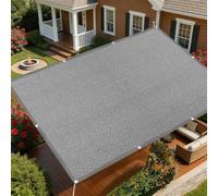 Vela Ombreggiante 70 x 550 cm Frangisole Anti-Uv Antistrappo Robusta con Occhielli in HDPE Rete Telo Ombra per Giardino Esterno Giardino Terrazza, Grigio