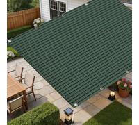 Vela Ombreggiante 70 x 550 cm Frangisole Anti-Uv Antistrappo Robusta con Occhielli in HDPE Rettangolare Tenda a Vela per Giardino Esterno Giardino Terrazza, Verde Scuro