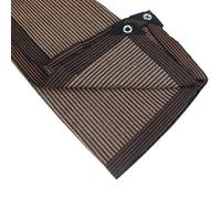 Vela Ombreggiante 85% Ombreggiatura Caffè Marrone Parasole Rete Giardino Piante Succulente Riparo Sole Serra Ombra Maglia Copertura Auto Rimessa Tettoia Tenda da(1x5m)
