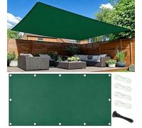 Vela Ombreggiante Impermeabile 0.8X2M Verde Tenda a Vela Rettangolare Tenda da Sole per Esterno Protezione Raggi UV per Balcone Patio Giardino Esterno Terrazza