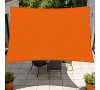 Vela Ombreggiante Impermeabile 1.5 x 3.4 m Resistente Alle Intemperie Tenda da Sole per Esterno Traspirante per Esterno Giardino Terrazza Colore, Arancione