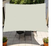 Vela Ombreggiante Impermeabile 1.6 x 3.2 m Resistente Alle Intemperie Tenda da Sole per Esterno Traspirante per Esterno Giardino Terrazza Colore, bianco