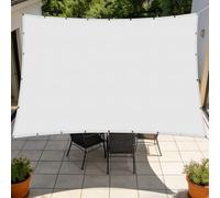 Vela Ombreggiante Impermeabile 1.6 x 3.6 m Resistente Alle Intemperie Tenda da Sole per Esterno Traspirante per Esterno Giardino Terrazza Colore, Bianco