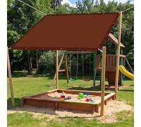 Vela Ombreggiante Impermeabile 1.6 x 4 m Protección Rayos UV Telo Parasole per Esterni Resistente Alle Intemperie per Balcone Piscina Terrazza & Giardino, Rosso Ruggine