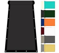 Vela Ombreggiante Impermeabile 100 x 175 cm Anti Raggi UV Telo Ombreggiante Tessuto HDPE per Esterno/Giardino/Terrazzo/Balcone, Nero