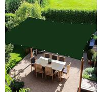 Vela Ombreggiante Impermeabile 2.2 x 3.5 m Impermeabile Rettangolare Tenda da Sole per Esterno Telo Tenda da Sole Antistrappo per Terrazza, Balcone, Piscina, Verde Scuro
