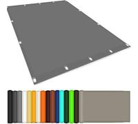 Vela Ombreggiante Impermeabile 2.3 x 3 m impermeabile,resistente ai raggi UV Tenda da sol,dotata di occhielli e corde, adatta per esterni, giardino., Grigio Chiaro
