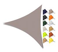 Vela ombreggiante impermeabile 20x20x20 piedi, vela ombreggiante triangolare in tessuto Oxford, tenda da sole per esterni, giardino, patio, cortile, con corda di fissaggio, facile da installare