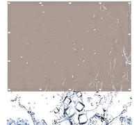 Vela Ombreggiante Impermeabile 320 x 650 cm Impermeabile, Protezione UV Al 95%, Rete Ombreggiante da Giardino con Occhielli per Esterno, Giardino, Piscina, Tortora