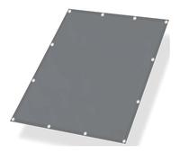 Vela Ombreggiante Impermeabile 5.7x6.5m,Gris Foncé Telo Ombreggiante con occhielli,Tenda da Sole Impermeabile,Rettangolare per Esterno, Giardino, Terrazzo, Balcone, Patio