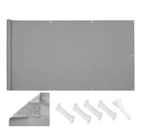 Vela Ombreggiante Impermeabile Rettangolare 2.6x4.2m Tenda da Sole per Esterno con Fune e Occhiellato Protezione UV Tenda a Vela per Giardino Balcone Terrazza,Grigio chiaro