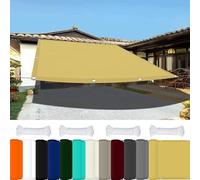 Vela Ombreggiante Impermeabile, Telo Di Protezione Uv per Piante Da Giardino E Serra, Telo A Rete con Occhielli Che Offre Un'Ombreggiatura Dell'80%.