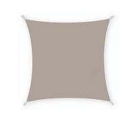 Tenda a vela quadrata omrbeggiante - 3 x 3 mt - tortora - Garden Friend
