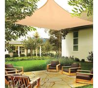 Vela ombreggiante resistente da esterno giardino quadrata in poliestere 180 gr