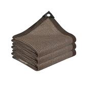 Vela Ombreggiante Rete parasole da giardino esterna 4x5m, terrazza, rete campeggio, protezione UV, tessuto(Coffee,3x3.0m)