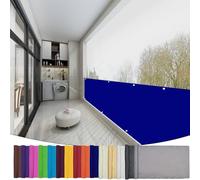 Vela Ombreggiante Rettangolare 100 x 160 cm Impermeabile, Protezione Raggi Uv, Rete Ombreggiante da Giardino per Esterno, Giardino, Piscina, Blu Scuro