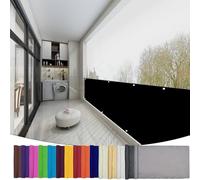 Vela Ombreggiante Rettangolare 120 x 320 cm Impermeabile, Protezione Raggi Uv, Rete Ombreggiante da Giardino per Esterno, Giardino, Piscina, Nero
