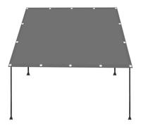 Vela Ombreggiante Rettangolare 160 x 230 cm Impermeabile, Protezione Antivento 98% Anti UV Tenda a Vela, Parasole, Paravento per Esterno Terrazza Giardino, Grigio Chiaro