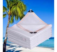 Vela Ombreggiante Rettangolare 1x4m Tenda a Vela Protezione UV 80-95%, Rete Ombreggiante Traspirante,Telo Parasole All'aperto per Giardino, Patio, Pergola, Giardino,Cortile