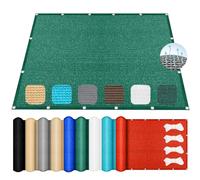 Vela Ombreggiante Rettangolare 200 x 280 cm, Traspirante, Permeabile, Protezione Solare, Protezione Solare Tessuto Ombra per Giardino, Terrazzo, Balcone, Patio, Verde Scuro