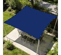 Vela Ombreggiante Rettangolare 200 x 450 cm Resistente Alle Intemperie Tenda da Sole Occhielli e Corda per Esterno, Giardino, Terrazzo, Balcone, Patio, Blu Scuro