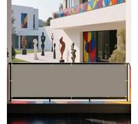 Vela Ombreggiante Rettangolare 215 x 365 cm Protezione UV 98% Impermeabile Telo Ombra Impermeabile Rettangolare con Occhielli per Esterno, Giardino e Terrazza, Piscina, Tortora