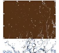 Vela Ombreggiante Rettangolare 240 x 700 cm Rettangolare, Pes Protezione 95% Uv, Tenda Vela Ombreggiante per Esterno, Giardino, Piscina, Marrone